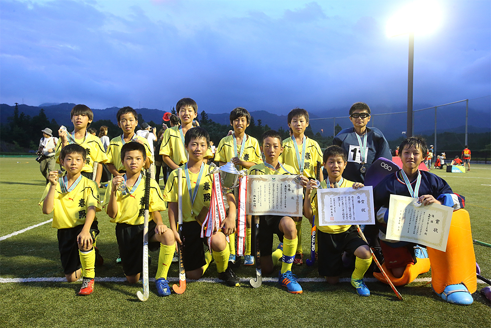 優勝・春照ホッケースポーツ少年団（滋賀県）