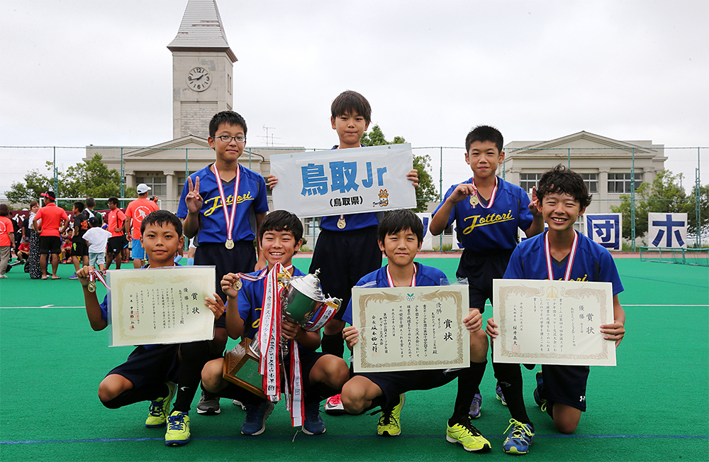 優勝・鳥取Jrホッケークラブスポーツ少年団 (鳥取県)